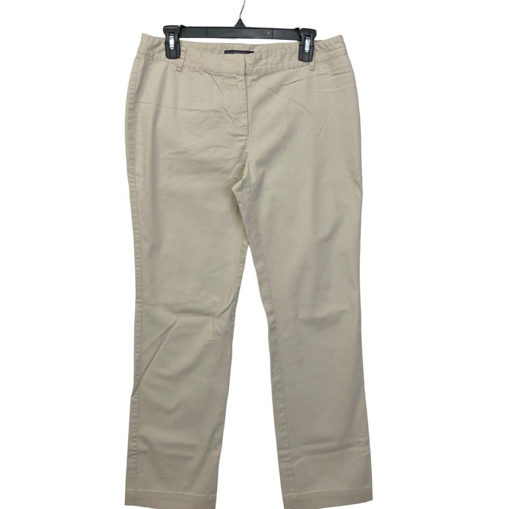 BROOKS BROTHERS WOMEN‎ STRETCH COTTON CHINO PANTS SIZE 8